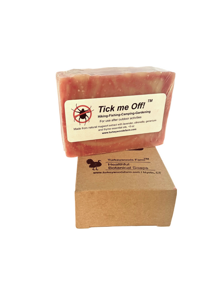 Invention of Turkeywoods Farm's Popular Tick me Off! Tick Repellent Soap