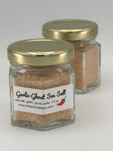 Load image into Gallery viewer, Garlic-Ghost Sea Salt, Two 1.5 oz Glass Jars
