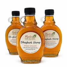 Load image into Gallery viewer, 1. Shagbark Hickory Syrup, one 8-oz bottle