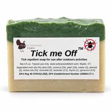 Load image into Gallery viewer, Tick me Off Tick Repellent Soap, Single 4.8 oz bar.