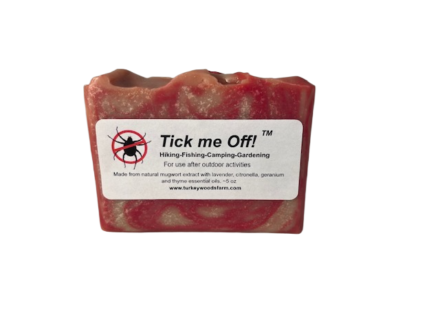 Tick Me Off! Insect Repellent Soap with Mugwort with Lavender, Citronella, and Thyme, 4.5 oz.