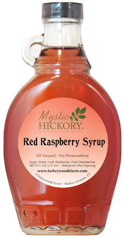 Wardens Raspberry Syrup 6. Red Raspberry Syrup – Turkeywoods Farm